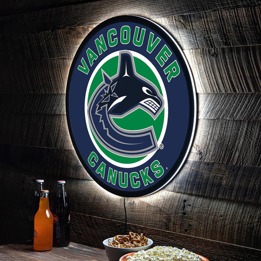 Vancouver Canucks LED wall art