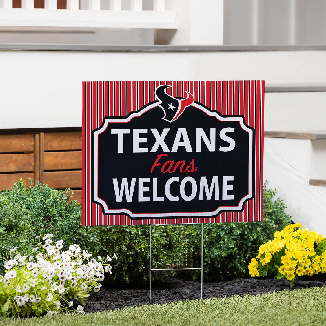 Houston Texans yard sign