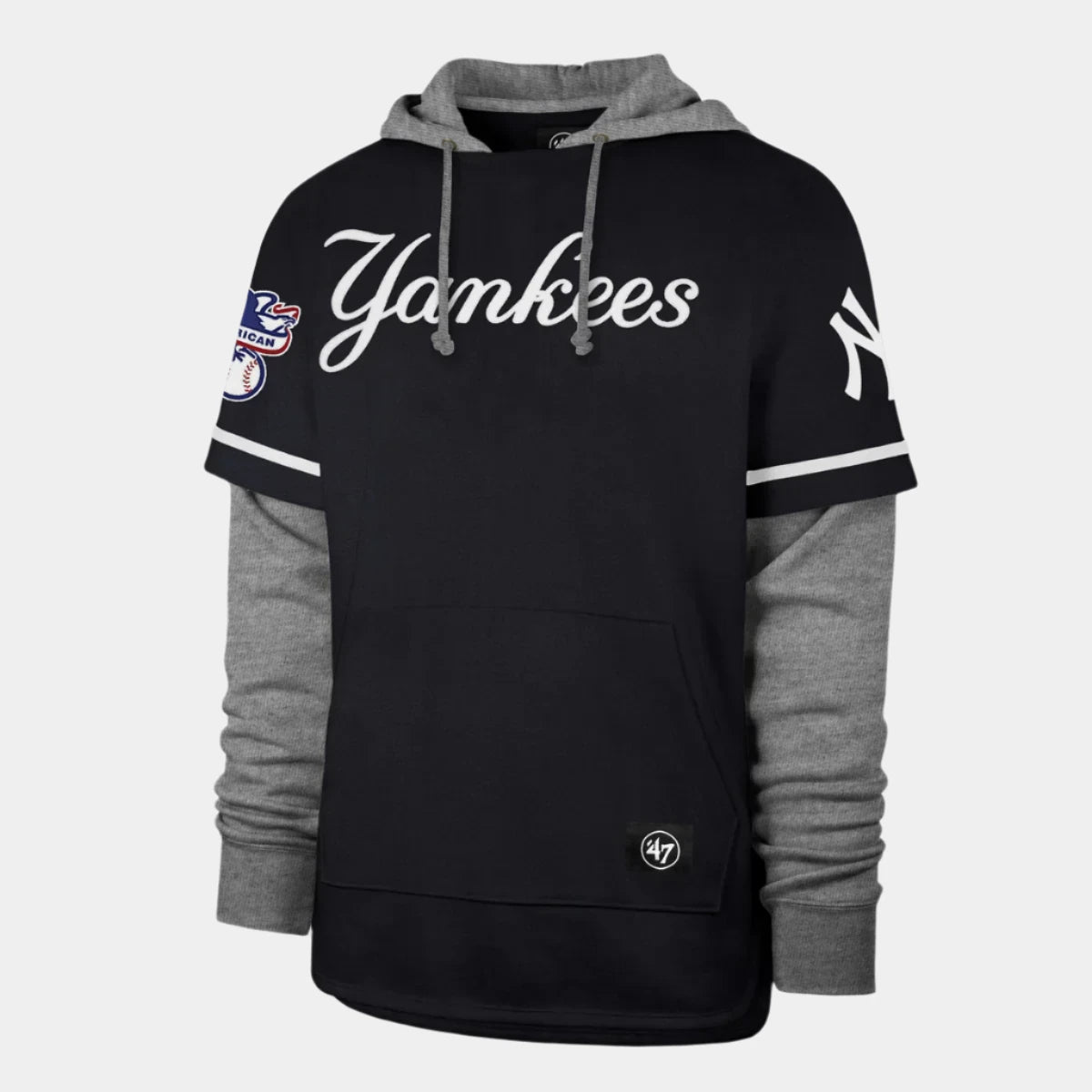 '47 Shortstop Pullover Hood New York Yankees Trifecta black