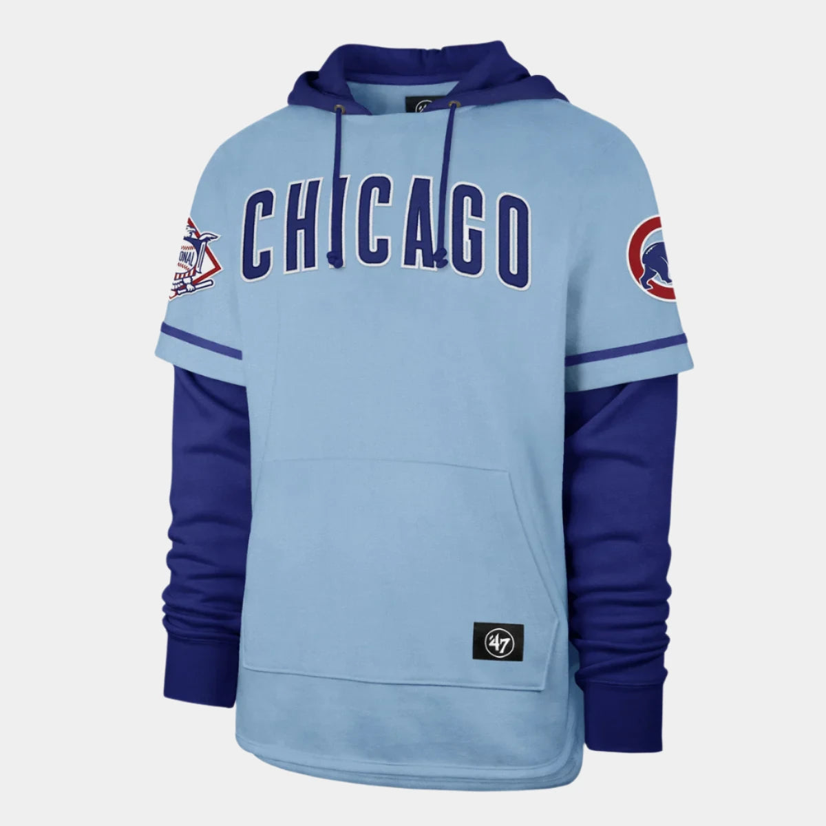 '47 Shortstop Pullover Hood Chicago Cubs Trifecta blue