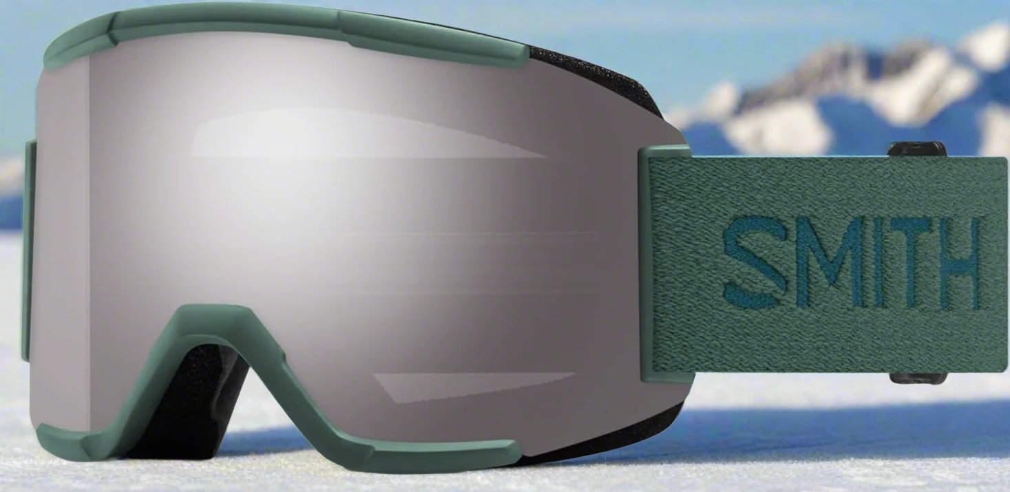 SMITH ski googles - Alpine Green Vista Chromapop Sun Platinum Mirror lens