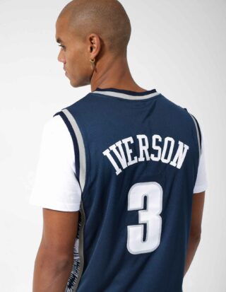 99 Jersey retro college basketball jersey Allen Iverson Georgetown Hoyas