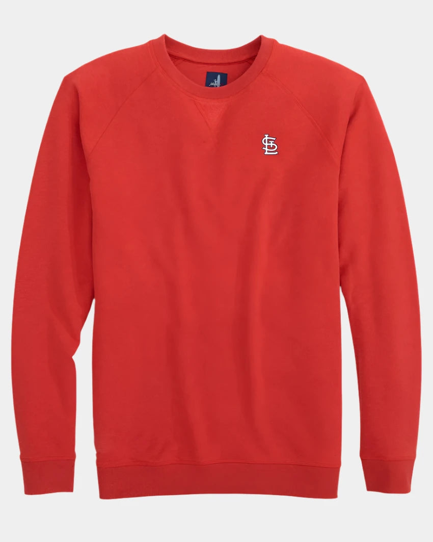 Johnnie-O St. Louis Cardinals Freeman Crewneck Fleece Sweatshirt  MLB baseball