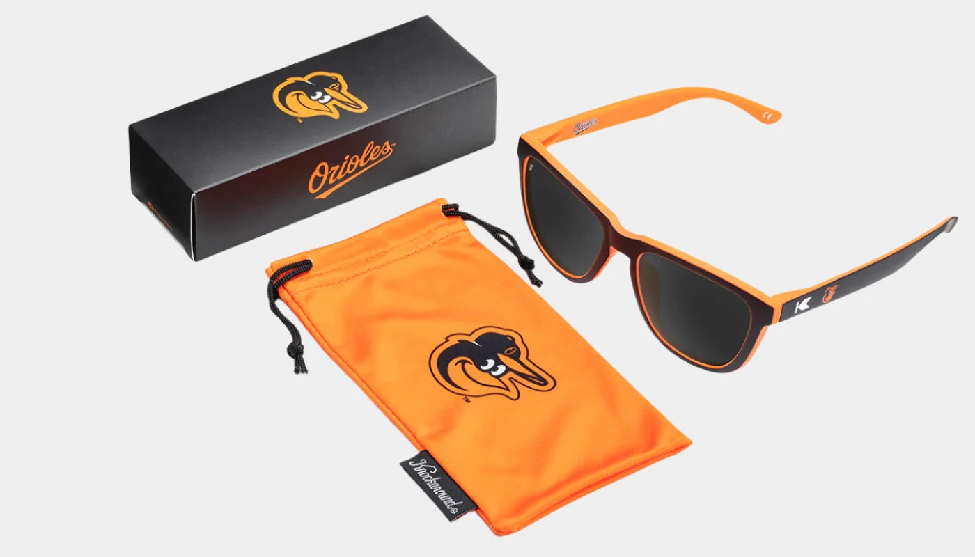 Knockaround sunglasses MLB Baltimore Orioles orange black