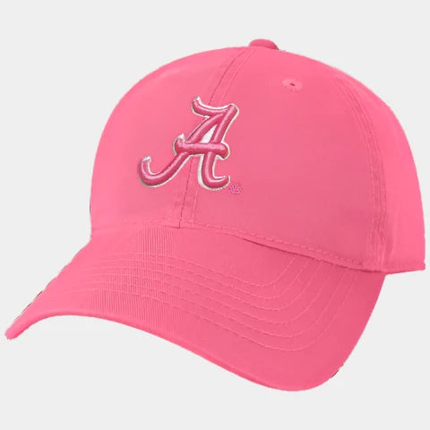 L2 Women's relaxed twill hat Alabama Crimson Tide pink