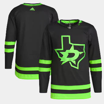 Men's Dallas Stars adidas Black Alternate Primegreen Authentic Jersey NHL hockey