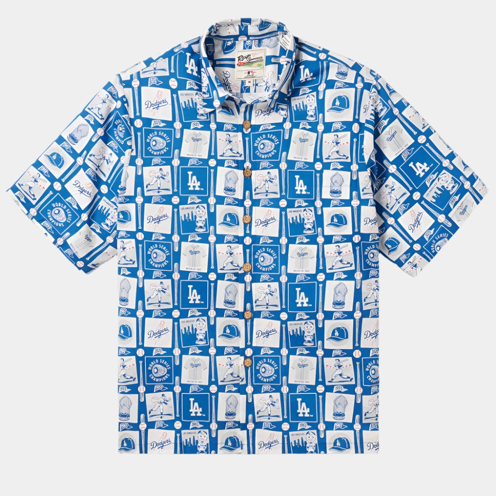 Reyn Spooner Hawaiian shirt Los Angeles Dodgers MLB Baseball