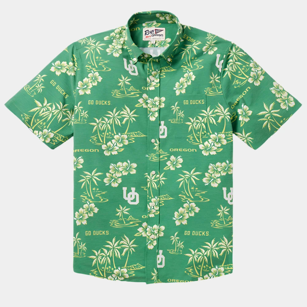 Reyn Spooner Hawaiian shirt NCAA Oregon Ducks