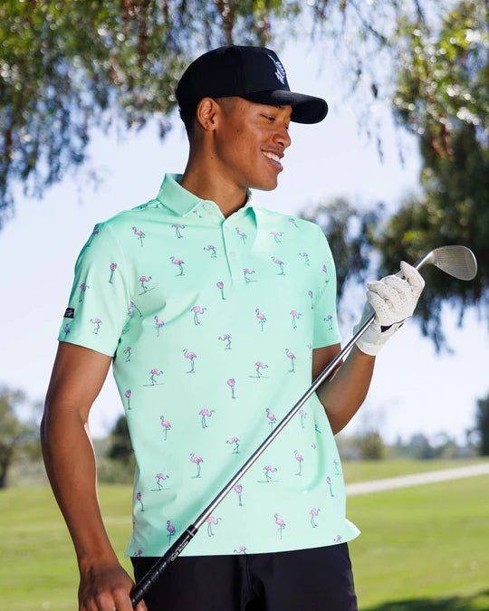 Sunday Swagger men's golf polo tipsy