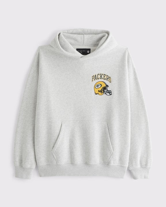 NFL Popover Hoodie Green Bay Packers white