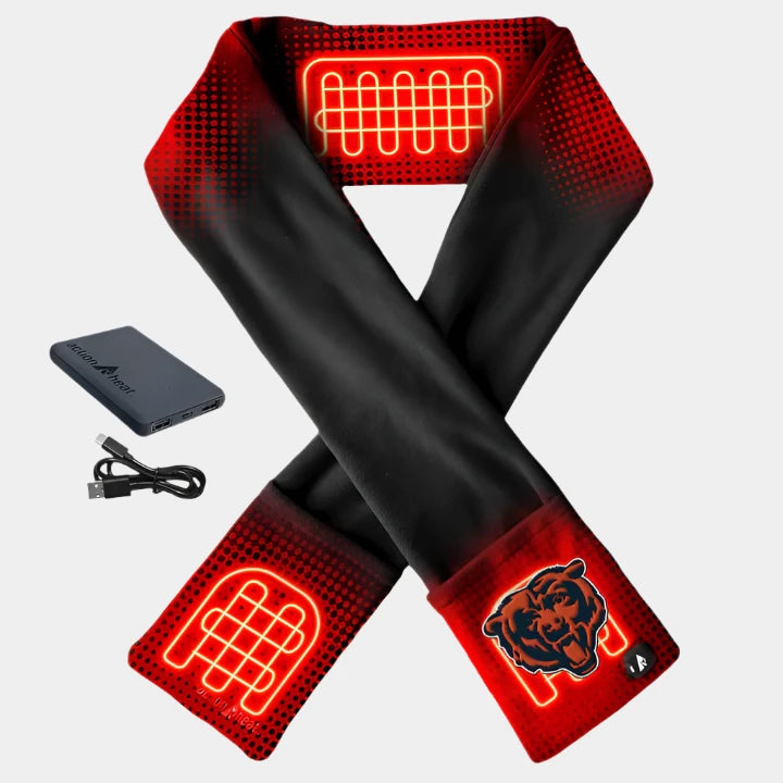 Action Heat 5V Battery Heated Scarf Chicago Bears