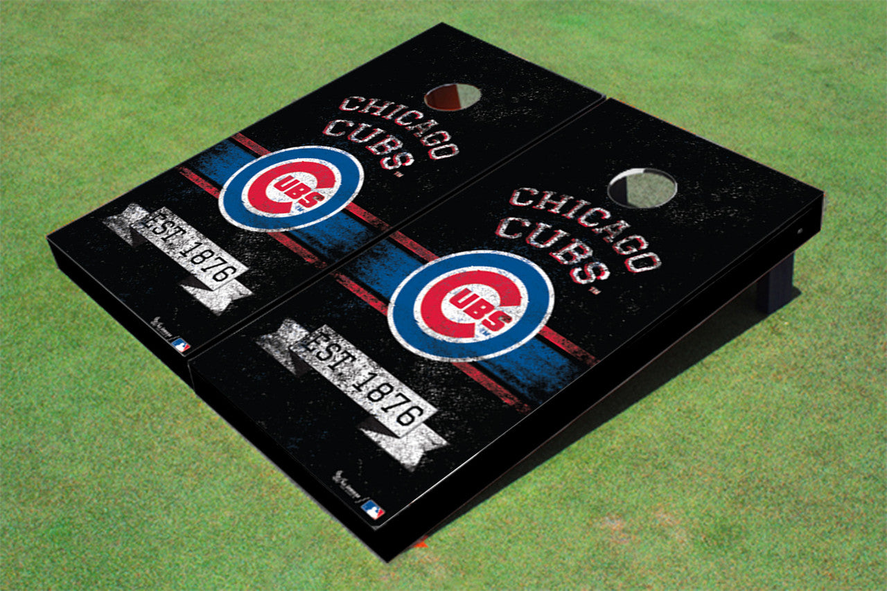 All American Tailgate cornhole board Chicago Cubs