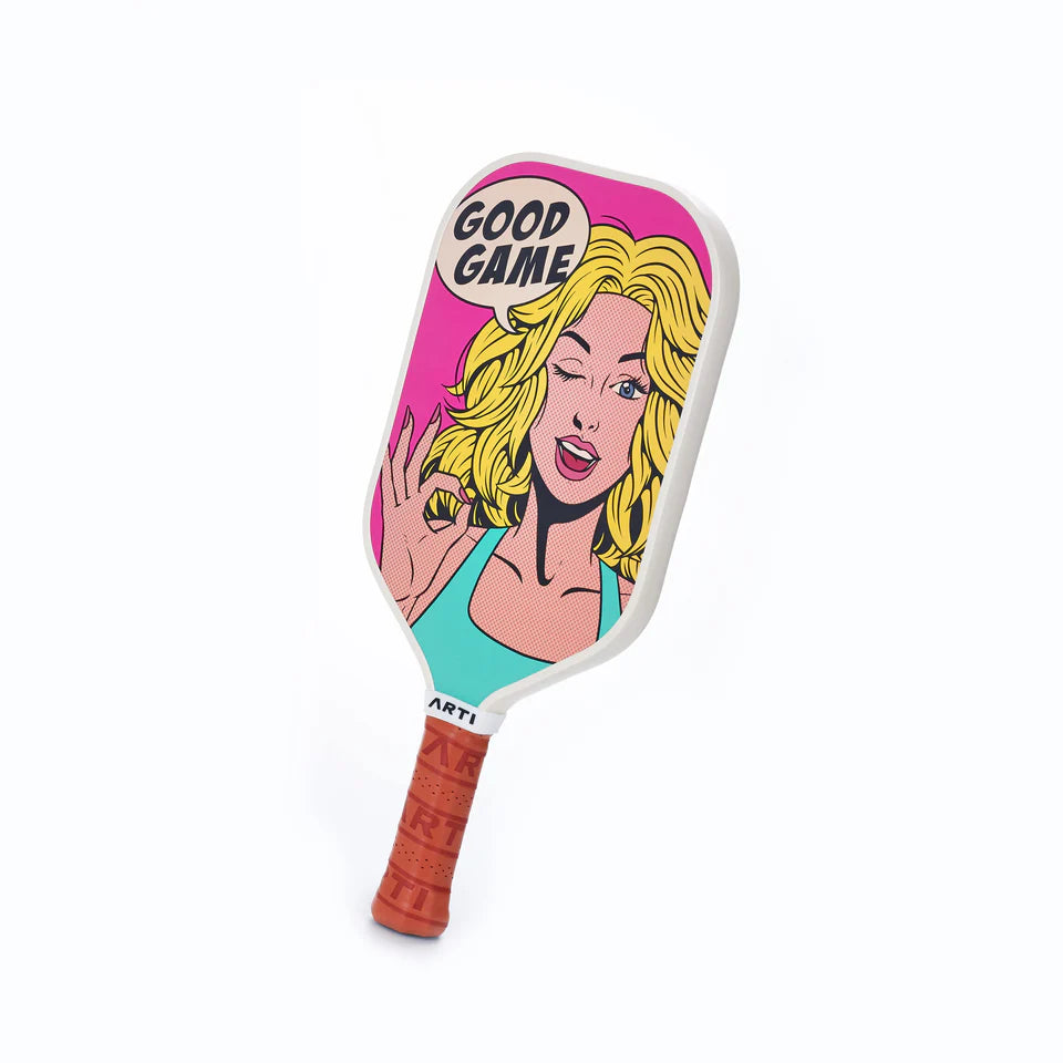 ARTI Carbon Fiber Kristen & Kristy "GOOD GAME" Paddle