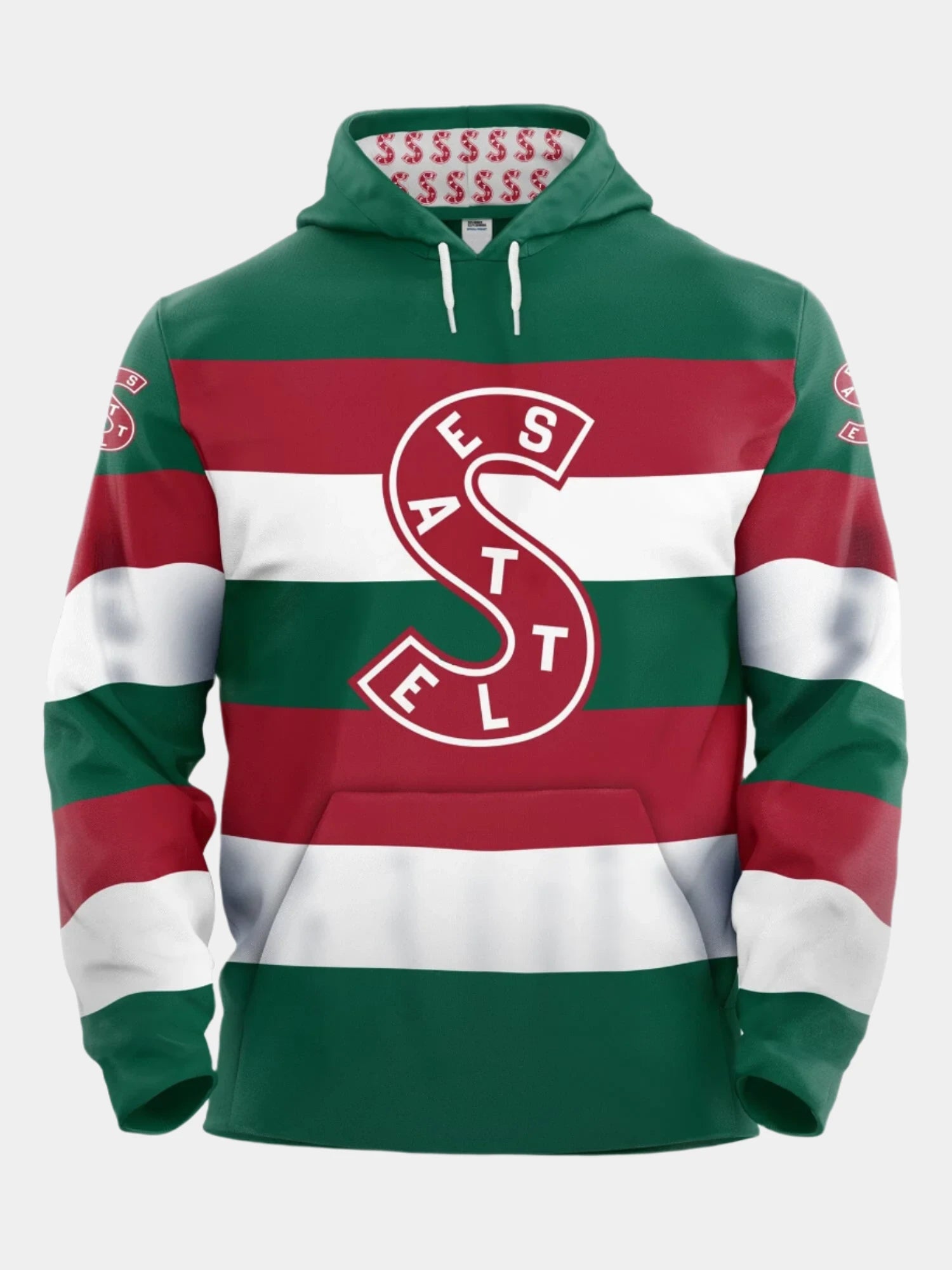 Benchclearers.com Hockey Hoodie Seattle Metropolitans