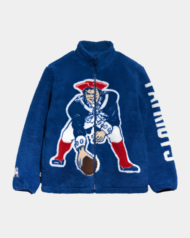 New England Patriots Big Logo Sherpa Jacket