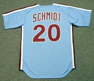 Majestic Athletic
MIKE SCHMIDT Philadelphia Phillies 1980 Away Majestic Throwback Baseball Jersey