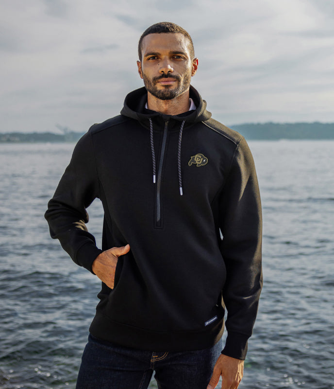 Cutter & Buck NCAA Collegiate Collection Colorado Buffaloes black gold