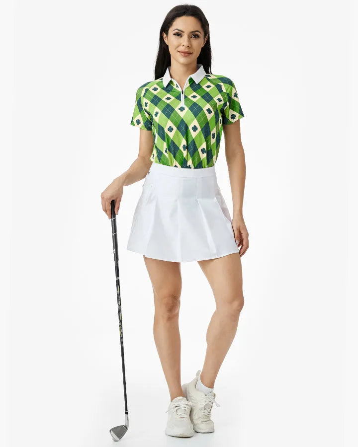 Deolax women's Lucky Charm golf polo