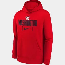 MLB Team Apparel Youth Hoodie Washington Nationals red