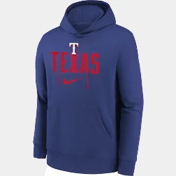 MLB Team Apparel Youth Hoodie Texas Rangers blue