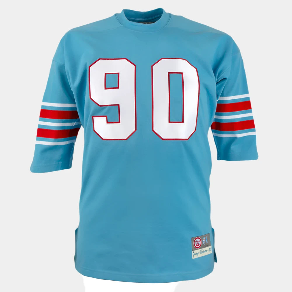 Ebbets Field Flannels Houston Oilers 1967 Durene Football Jersey