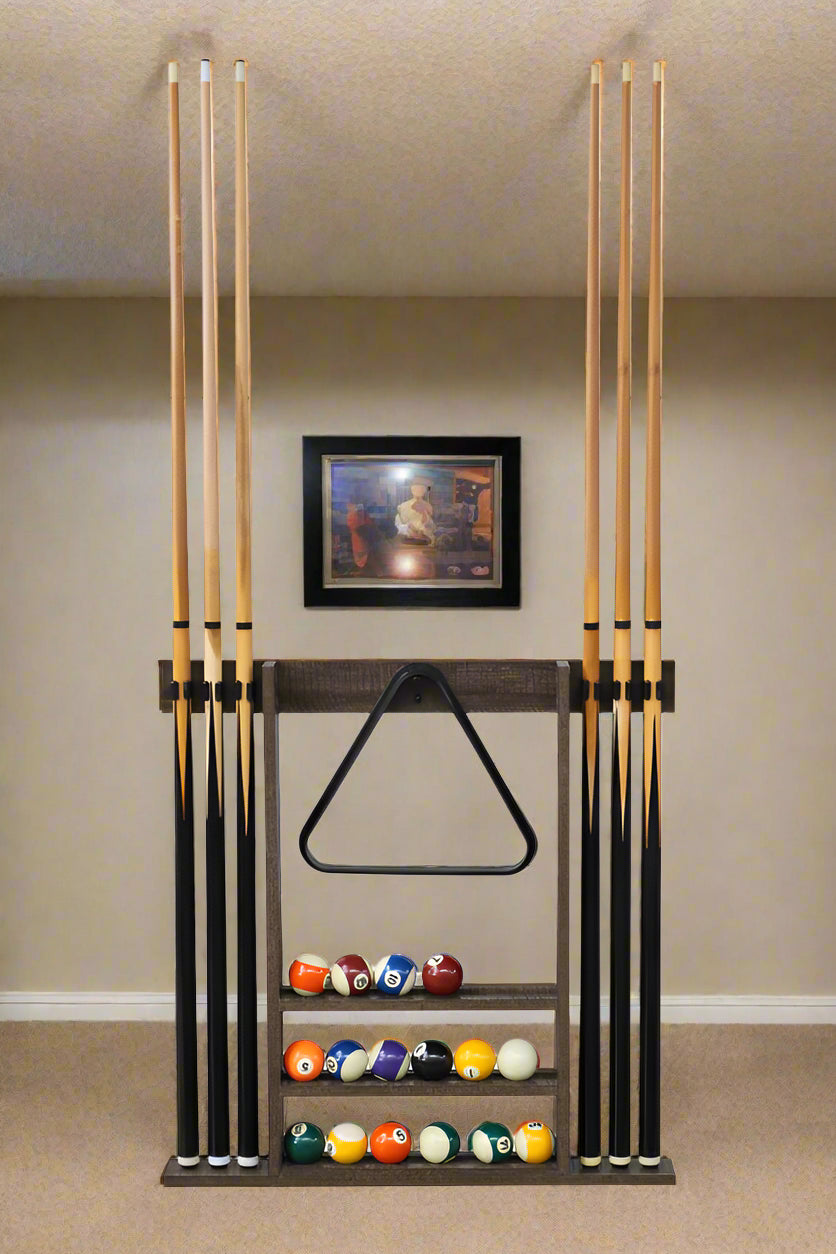American Legend Wood Billiard Cue Rack