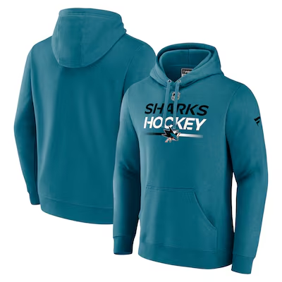 Fanatics Authentic Pro Pullover Hoodie San Jose Sharks