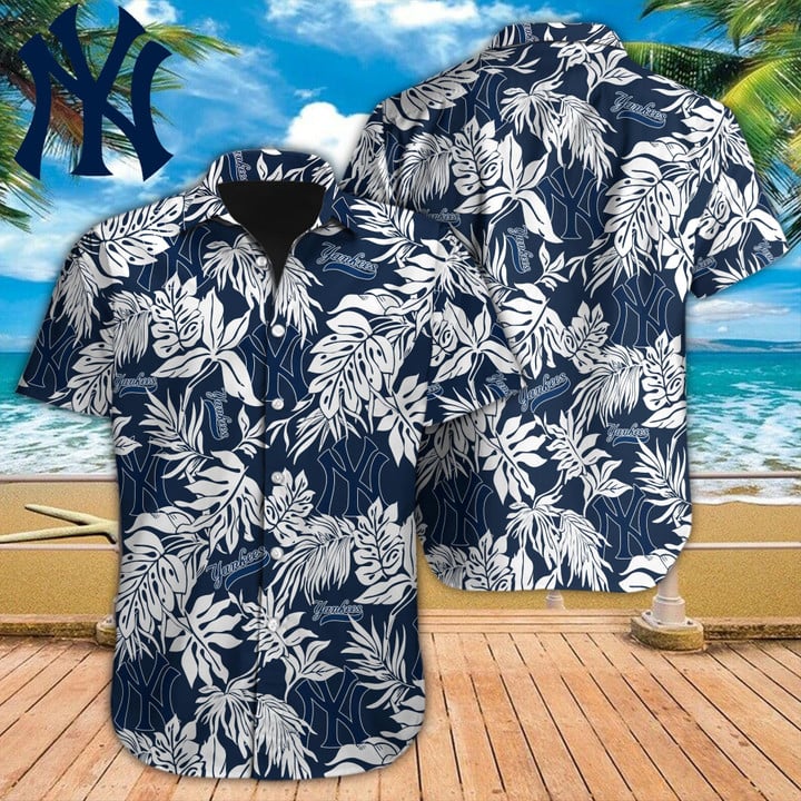 Fanazone MLB, NFL and College Hawaiian Shirts New York Yankees