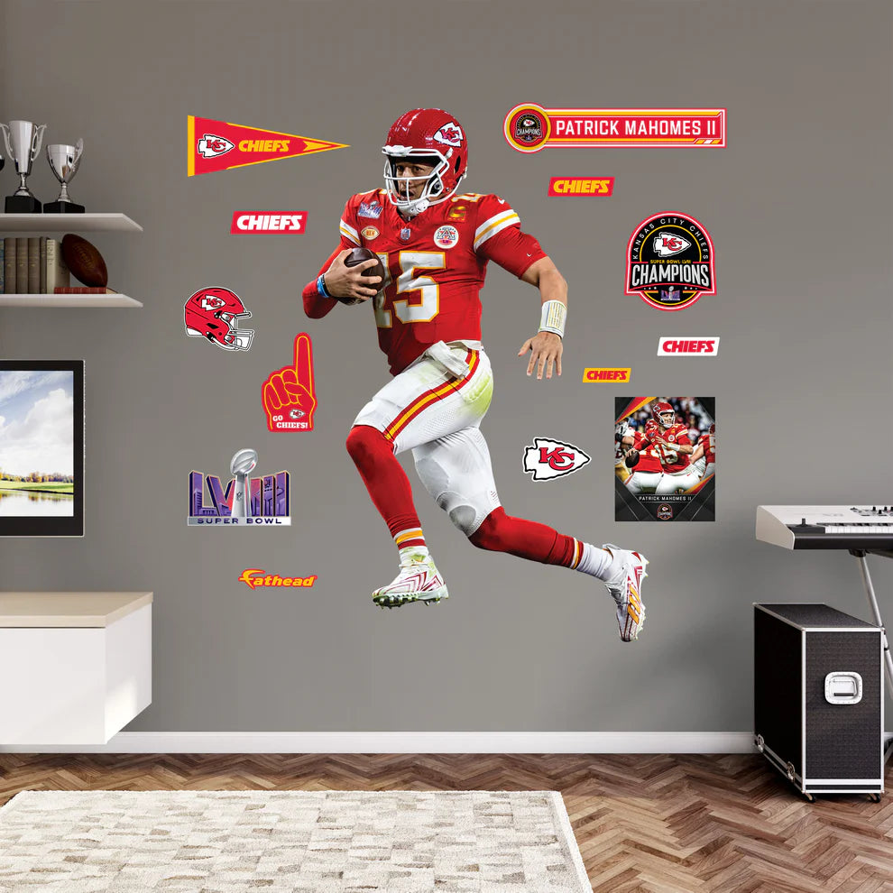 Fathead 20% off sitewide Patrick Mahomes Kansas City Chiefs