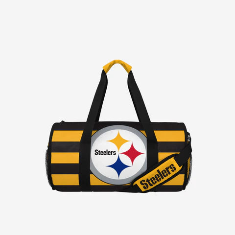 Pittsburgh Steelers Gradient Cooler Duffle Bag black gold