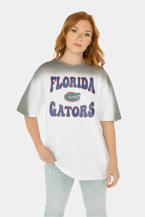 GameDay Couture NCAA Color Wave Crew Neck T-Shirt Florida Gators