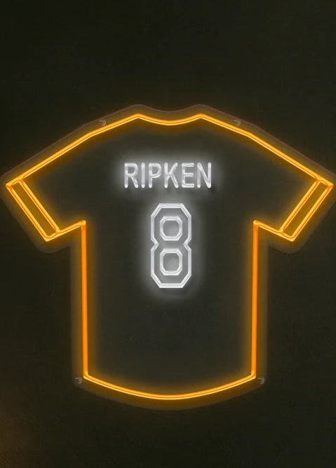 Glow Jerseys neon LED jersey Ripkin
