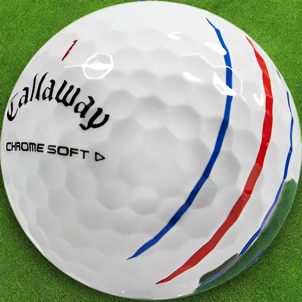 Callaway Chrome Soft Golf Ball triple track white