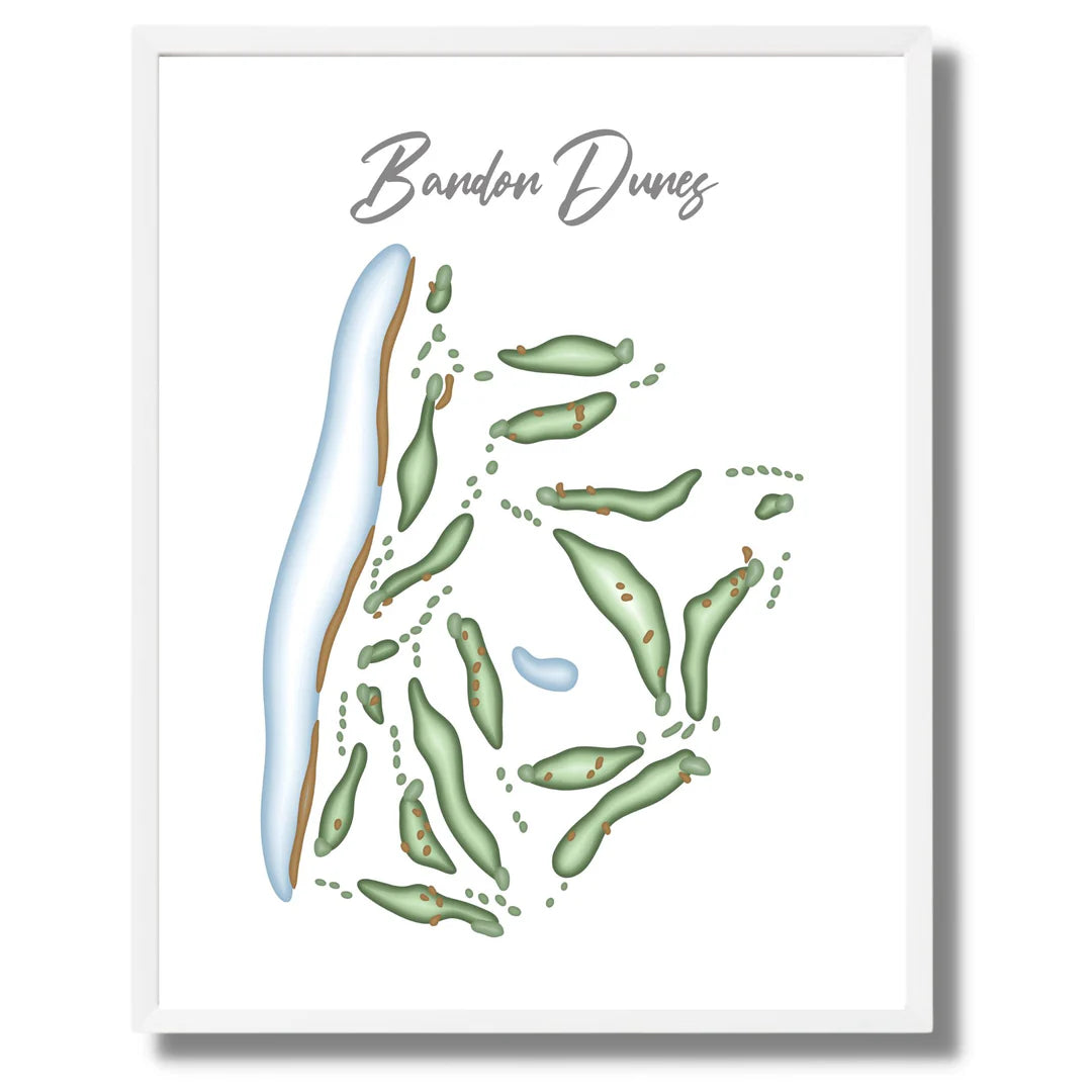 Golf Course Prints Bandon Dunes