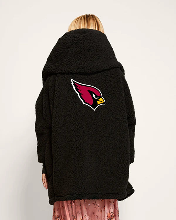 Jill Martin Arizona Cardinals Sherpa Lounger Jacket