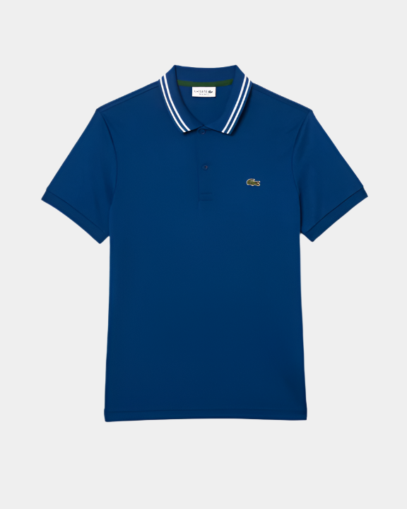 Lacoste Men's Regular Fit Pima Cotton Polo blue