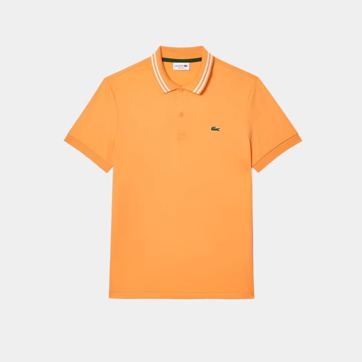 Lacoste Men's Regular Fit Pima Cotton Polo orange