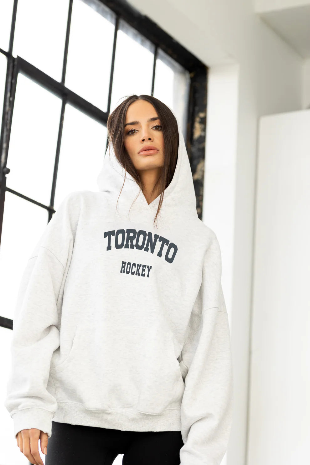 Line Change Toronto Hockey Hoodie white