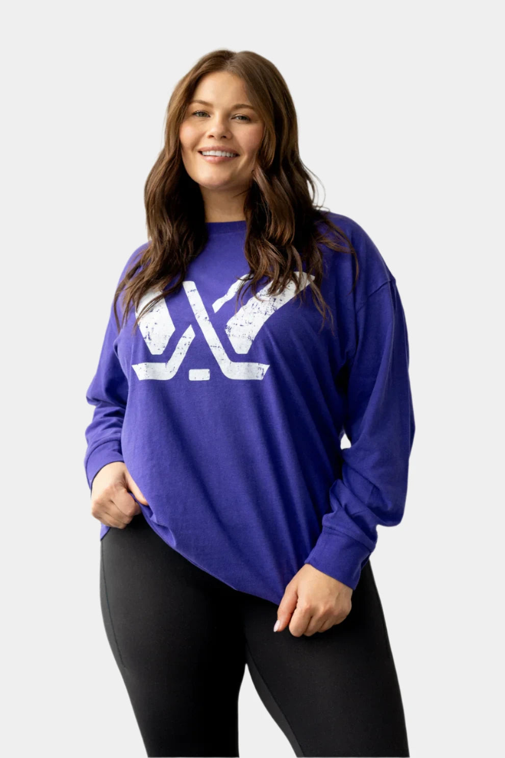 Line Change PWHL long sleeve shirt purple