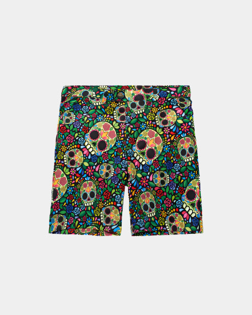 Loudmouth Heritage Short - Mosaic Skulls