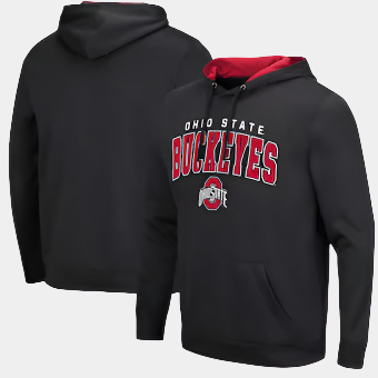 Black Colosseum Ohio State Buckeyes Resistance Pullover Hoodie