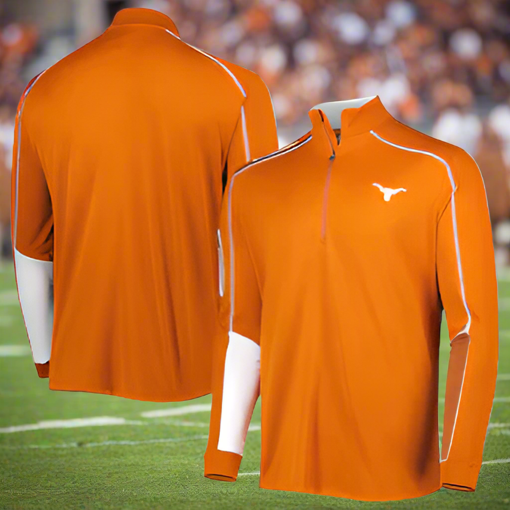 Columbia Texas Longhorns Texas Orange Shotgun 2.0 Omni-Wick Quarter-Zip Jacket