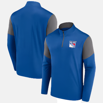 New York Rangers Men's NHL Logo Quarter-Zip Top