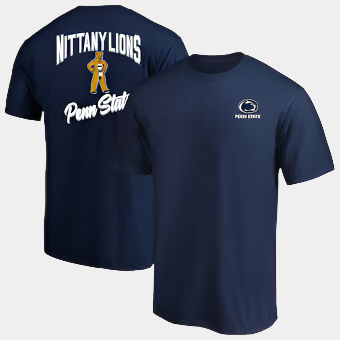 Fanatics Penn State Nittany Lions Navy Big & Tall 2-Hit T-Shirt