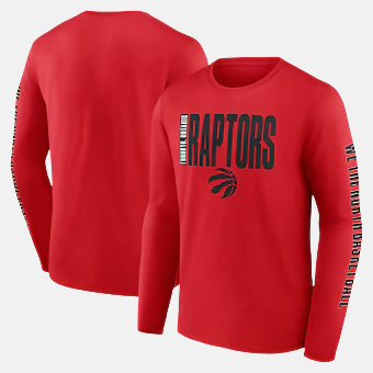 Toronto Raptors Men's Gold Vision Long Sleeve T-Shirt