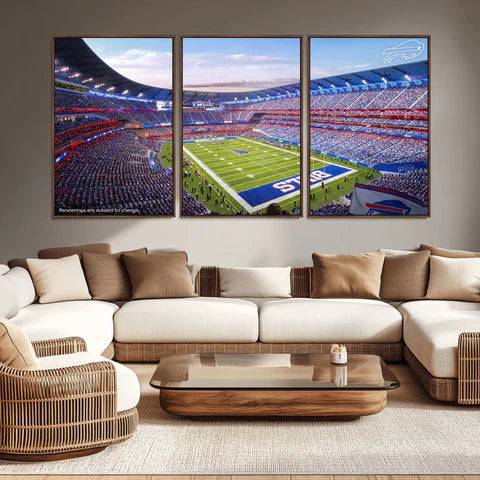 Wall Art Canvas Print Stadium Buffalo Bills