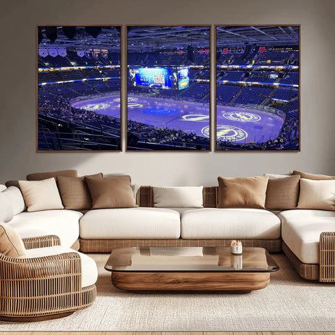 Wall Art Canvas Print Stadium NHL hockey