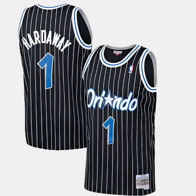 Men's Orlando Magic Penny Hardaway Mitchell & Ness Black Hardwood Classics Swingman Jersey