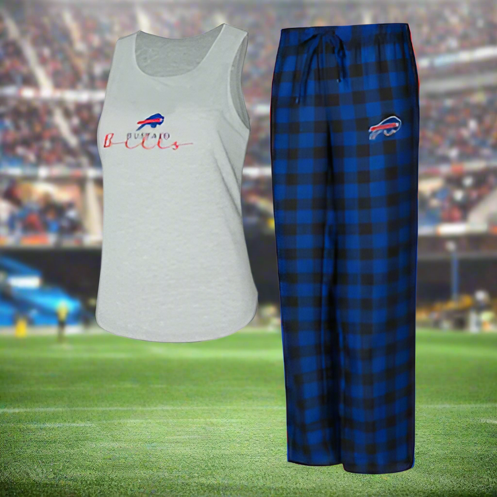 Women's Buffalo Bills Tank Top and Pants Sleep Set