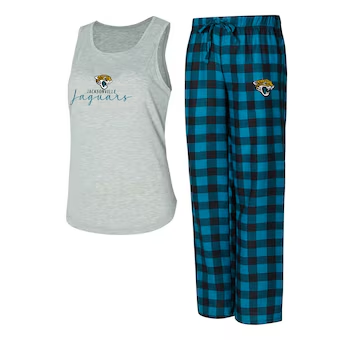 Women's Jacksonville Jaguars Tank Top and Pants Sleep Set